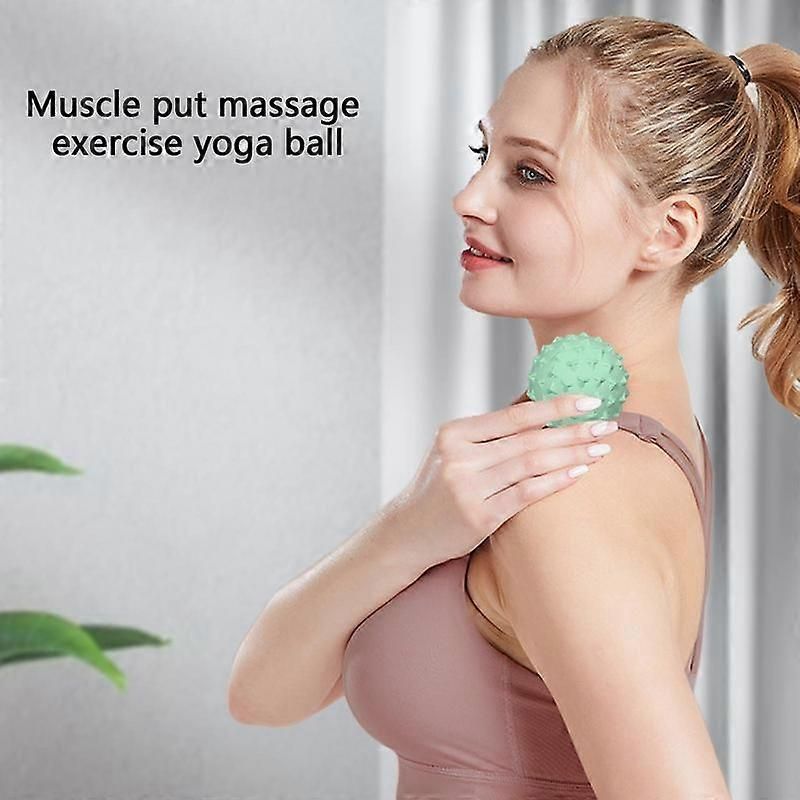 TPE Massage Ball for Deep Tissue Muscle Massage, Trigger Point Therapy, Yoga, Fitness and Muscle Recovery - Pink