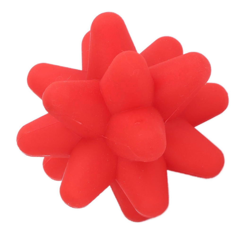 2Pcs Yoga Fitness Muscle Relaxation Hedgehog Massage Ball Portable Acupoint Fascia Massage Ball - Red