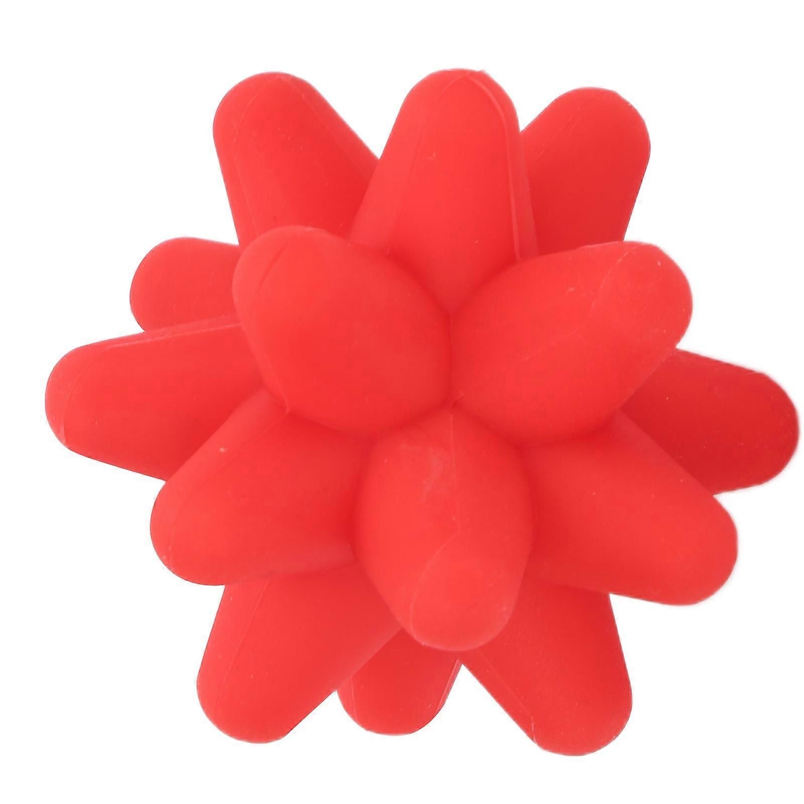2Pcs Yoga Fitness Muscle Relaxation Hedgehog Massage Ball Portable Acupoint Fascia Massage Ball - Red