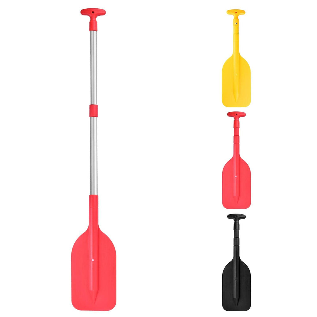 Collapsible Telescopic Mini Boat Paddle, Portable Adjustable Kayak Paddle Black