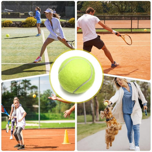 12 Pack Soft Training Tennis Balls, Low Pressure Pract Balls for Daily Training - Black