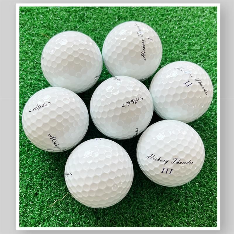 1Pc Five-Layer PU Golf Tournament Ball Durable High-Performance Ball for Professional and Recreational Play-White