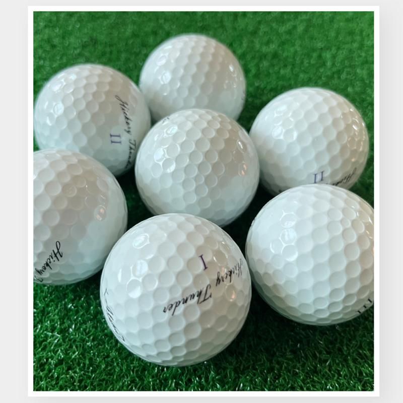 3Pcs Five-Layer PU Golf Tournament Ball Durable High-Performance Ball for Professional and Recreational Play-White
