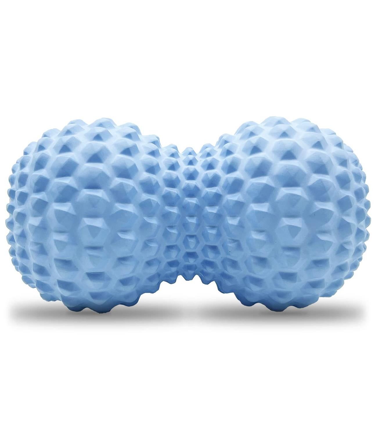 Peanut Massage Ball Double Lacrosse Roller For Deep Tissue Muscle And Myofascial Release - Black