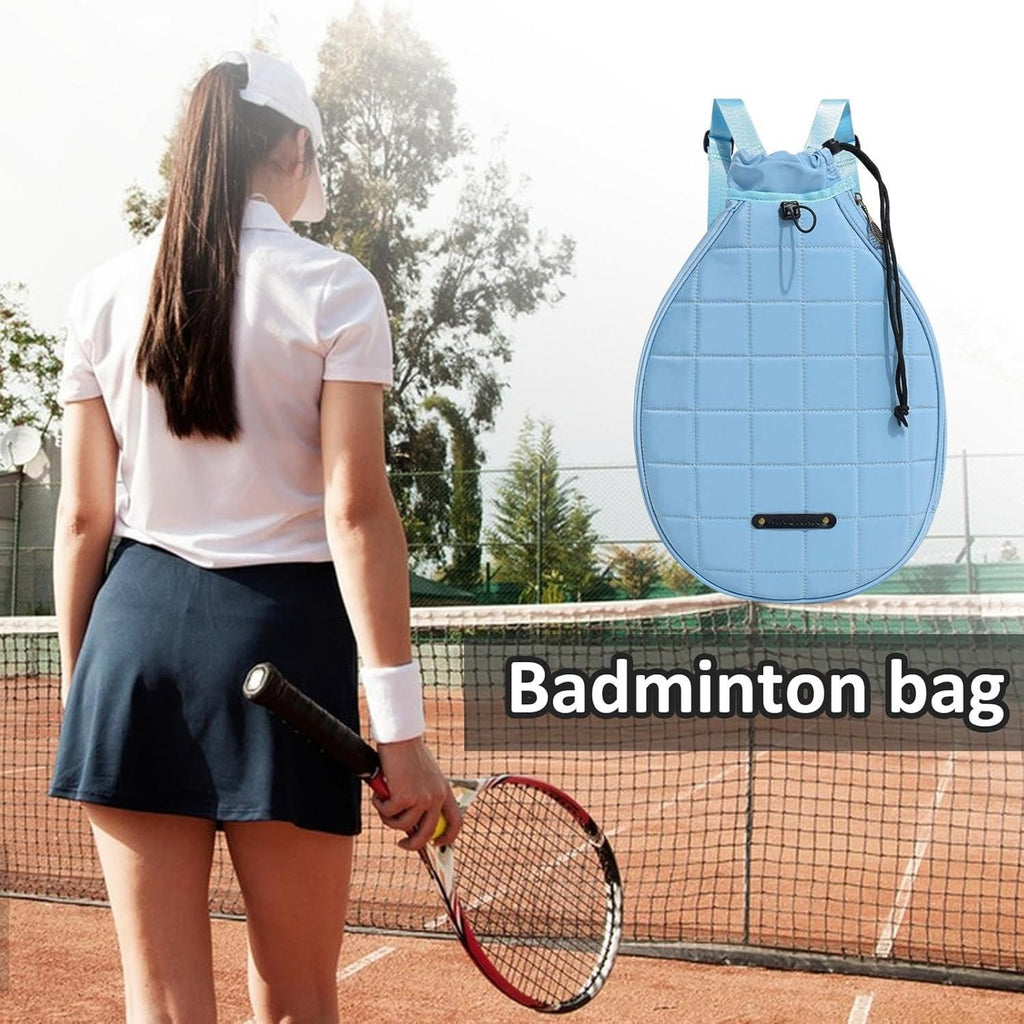 Tennis Racket Backpack Single Shoulder Badminton Bag Multi-Functional Paddle and Ball Bag