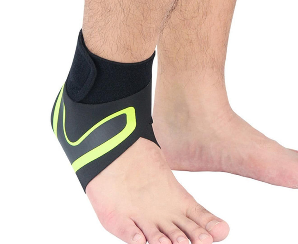 A Pair of Sports Ankle Sleeve Compression Anti-sprain Protection Socks Outdoor Sports Climbing Equipment-Red XL