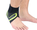 A Pair of Sports Ankle Sleeve Compression Anti-sprain Protection Socks Outdoor Sports Climbing Equipment-Green L