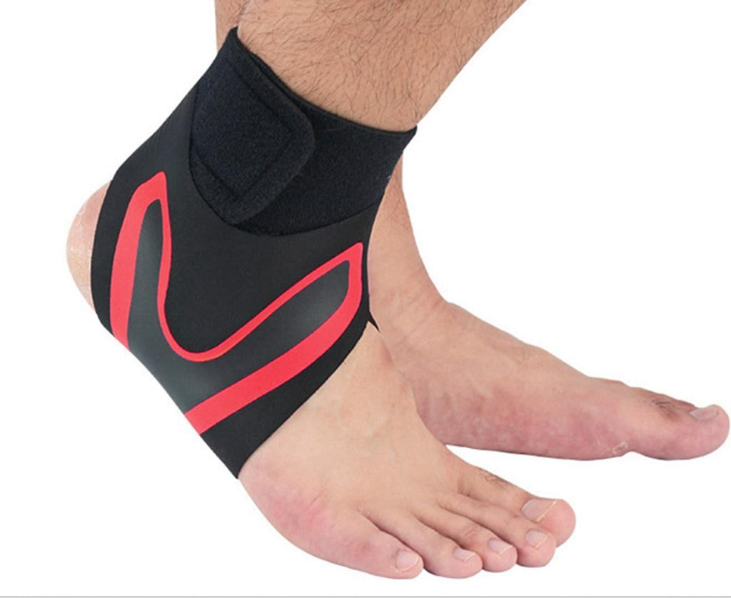 A Pair of Sports Ankle Sleeve Compression Anti-sprain Protection Socks Outdoor Sports Climbing Equipment-Green XL