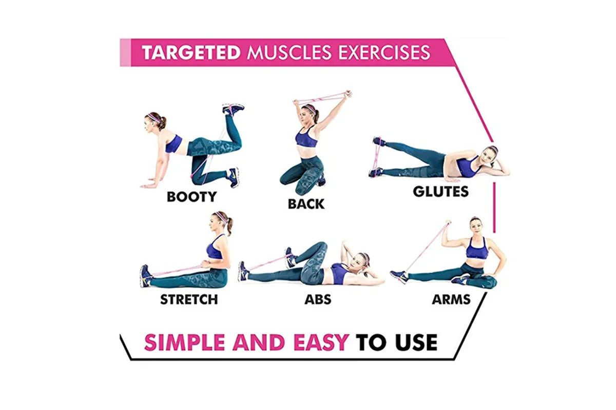Booty Belt Resistance Workout Band For Women - Build,Tone,Sculpt The Glute Muscles Green