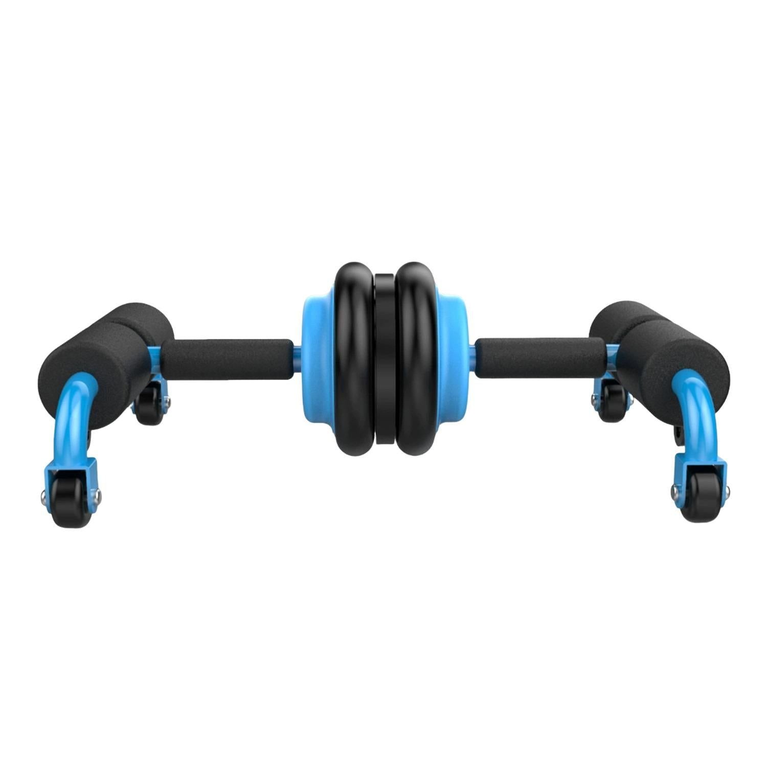 Ab Wheel Detachable Ab Wheel Sit-Up Assistor Multi-Functional Home Fitness Equipment Suitable Blue