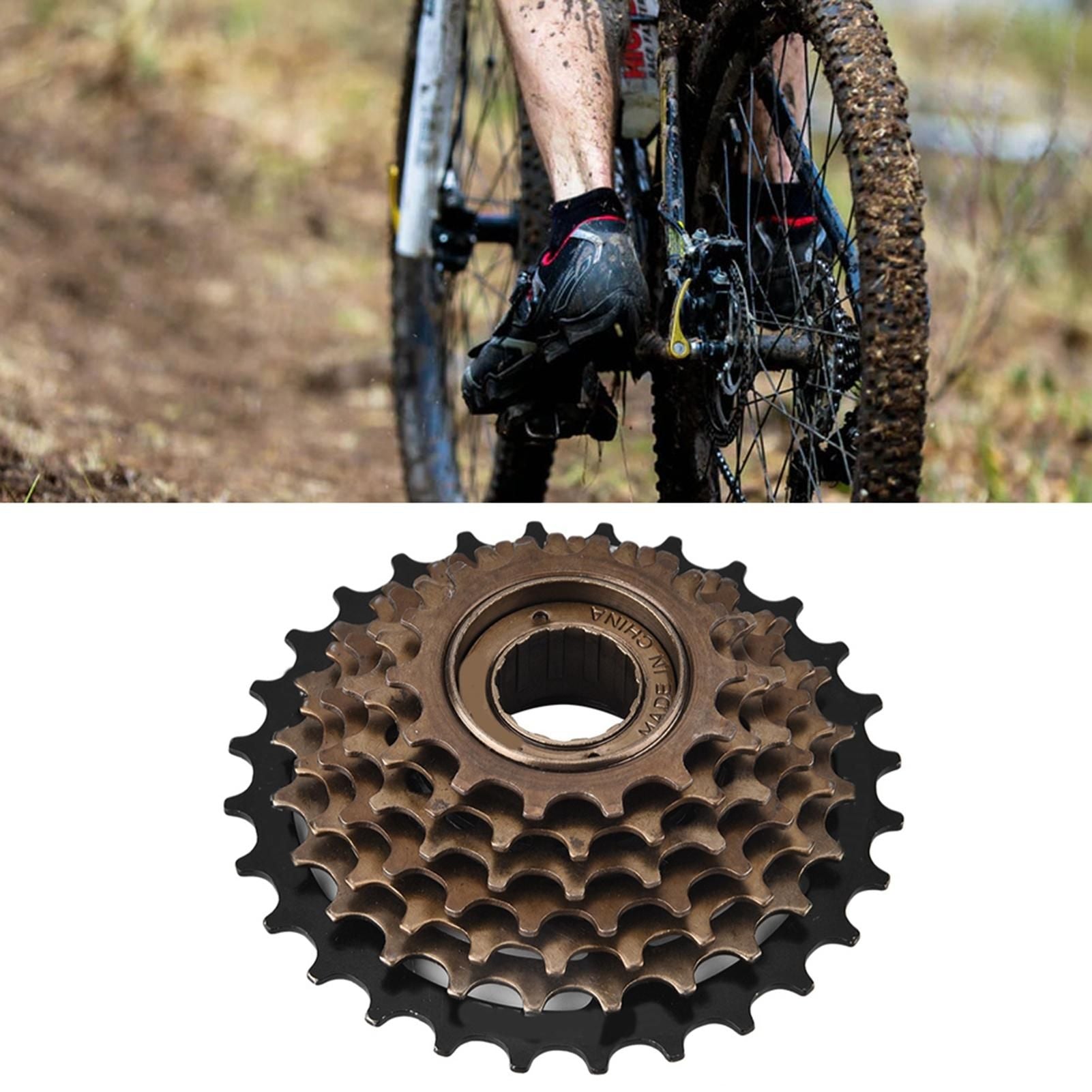 Bicycle Freewheel 7 Speed Sprocket Cassette - Replacement Gear for Mountain Bikes