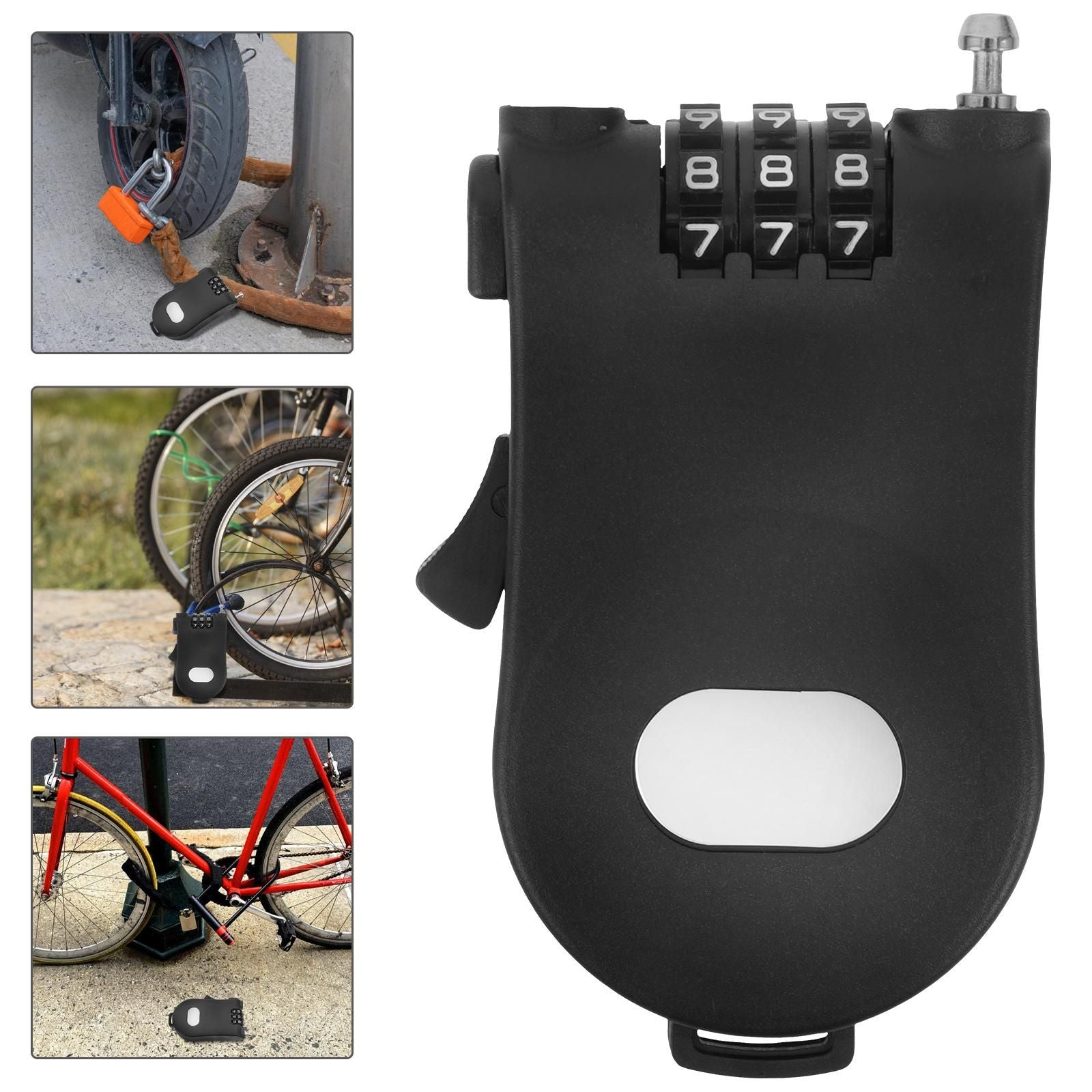Snowboard Lock Anti-theft Lock Plastic Ski Board Lock Snowboard Lock for Outdoor Use