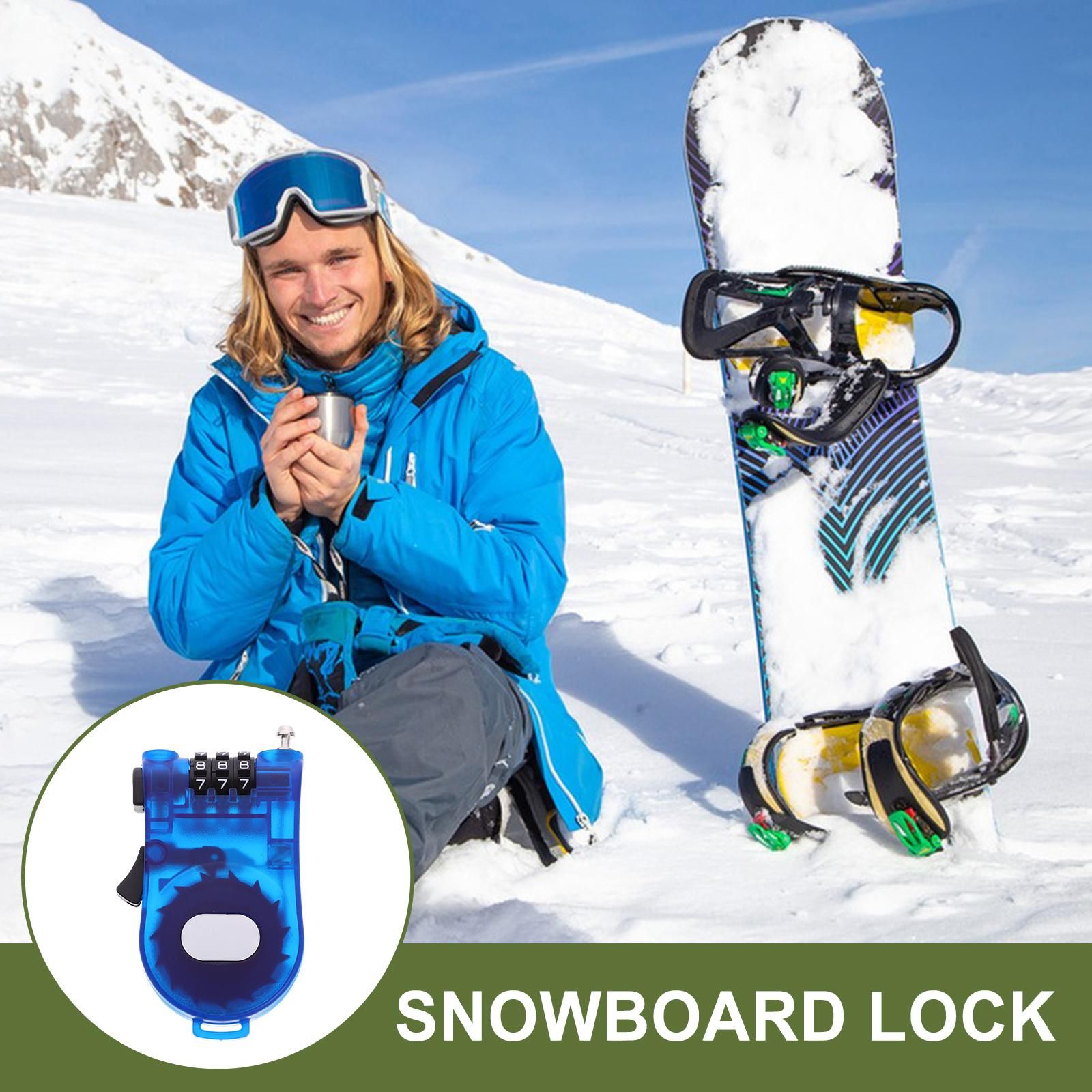 Snowboard Lock Secure Inside Board Lock Scooter Lock for Snowboard Keeping