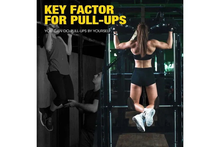 Pull Up Assistance Bands 300lbs, Power Resistance Belt for Fitness & Strength Training (black)