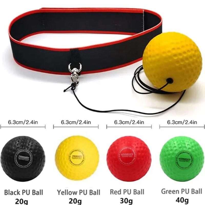 Boxing Reflex Ball Set with 2 Adjustable Headbands for Hand Eye Coordination Speed & Agility Training