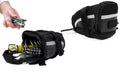 ICB Bicycle Strap-On Bike Saddle Bag - Fits Cleverly Under your Seat - The Strap Mount Design keeps the bag securely in place