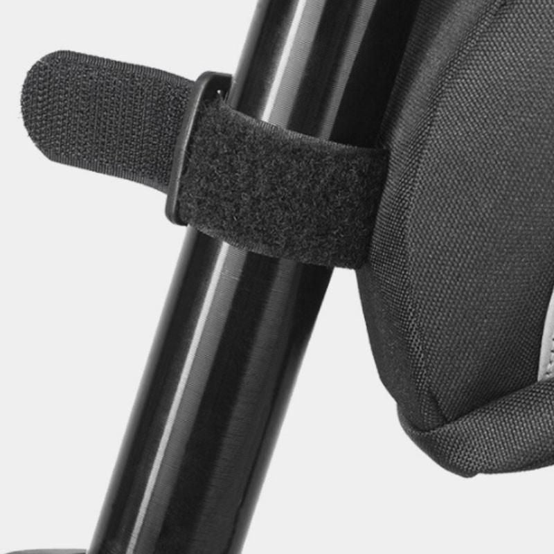 ICB Bicycle Strap-On Bike Saddle Bag - Fits Cleverly Under your Seat - The Strap Mount Design keeps the bag securely in place