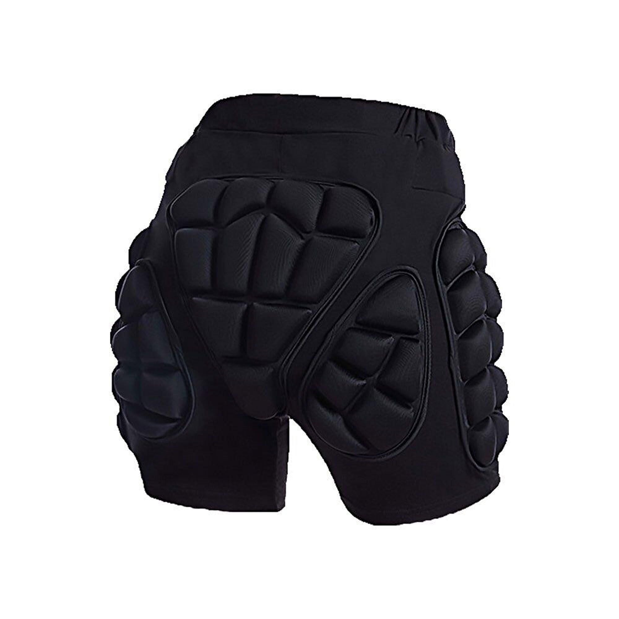 Impact-Resistant Hip Padded Shorts for Skiing and Snowboarding - XL