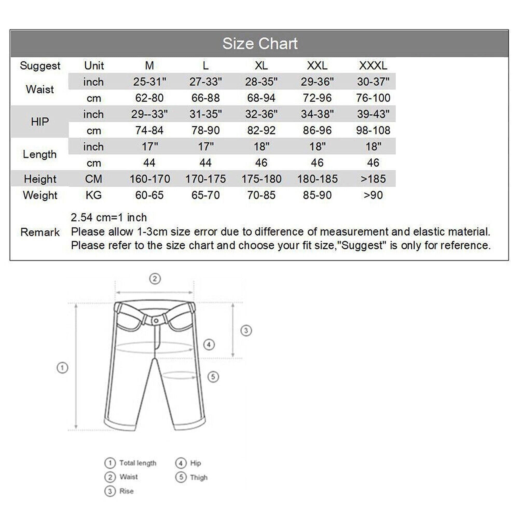 Impact-Resistant Hip Padded Shorts for Skiing and Snowboarding - 3XL