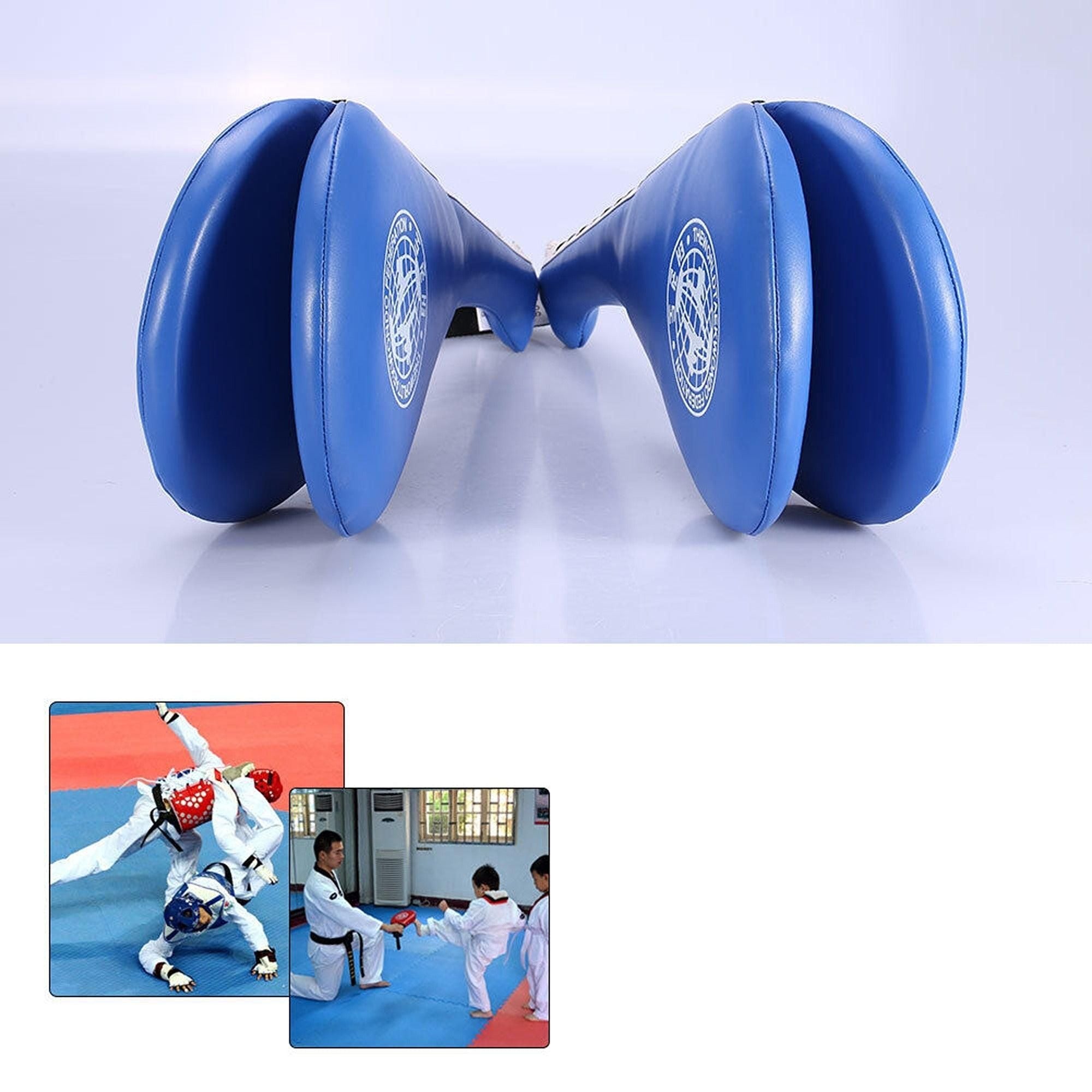 Kickboxing Training Pad Double Kick Taekwondo Design - Black