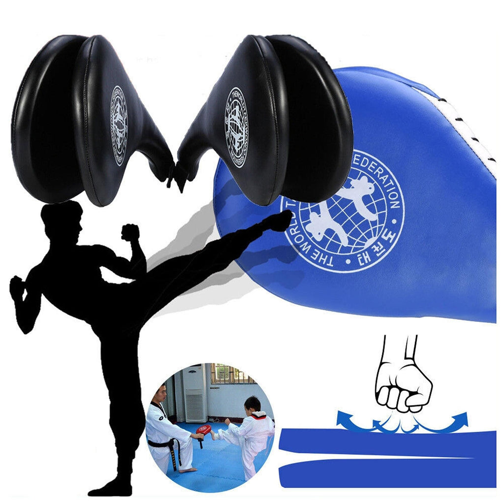 Kickboxing Training Pad Double Kick Taekwondo Design - Red
