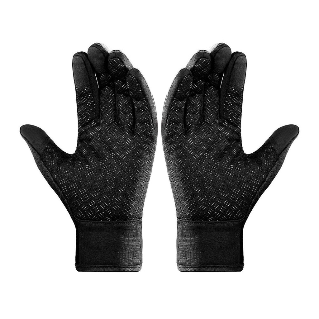 Touch Screen Snow Cycling Hand Gloves - Black S