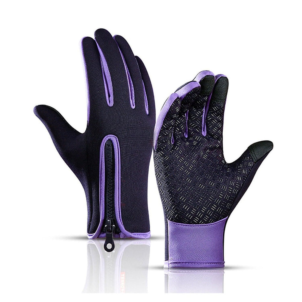 Touch Screen Snow Cycling Hand Gloves - Dark Blue XL