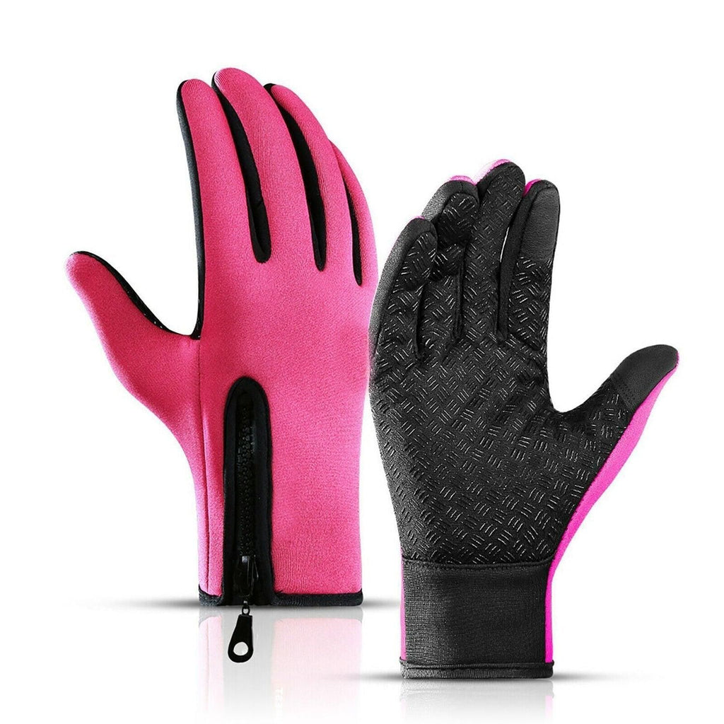 Touch Screen Snow Cycling Hand Gloves - Blue S