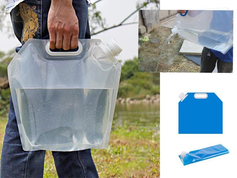5L Foldable Water Bag Container Camping Travel