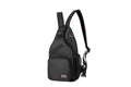 Water-resistant Chest Pack Outdoor Travel Shoulder Sling Backpack Crossbody Bag -Black