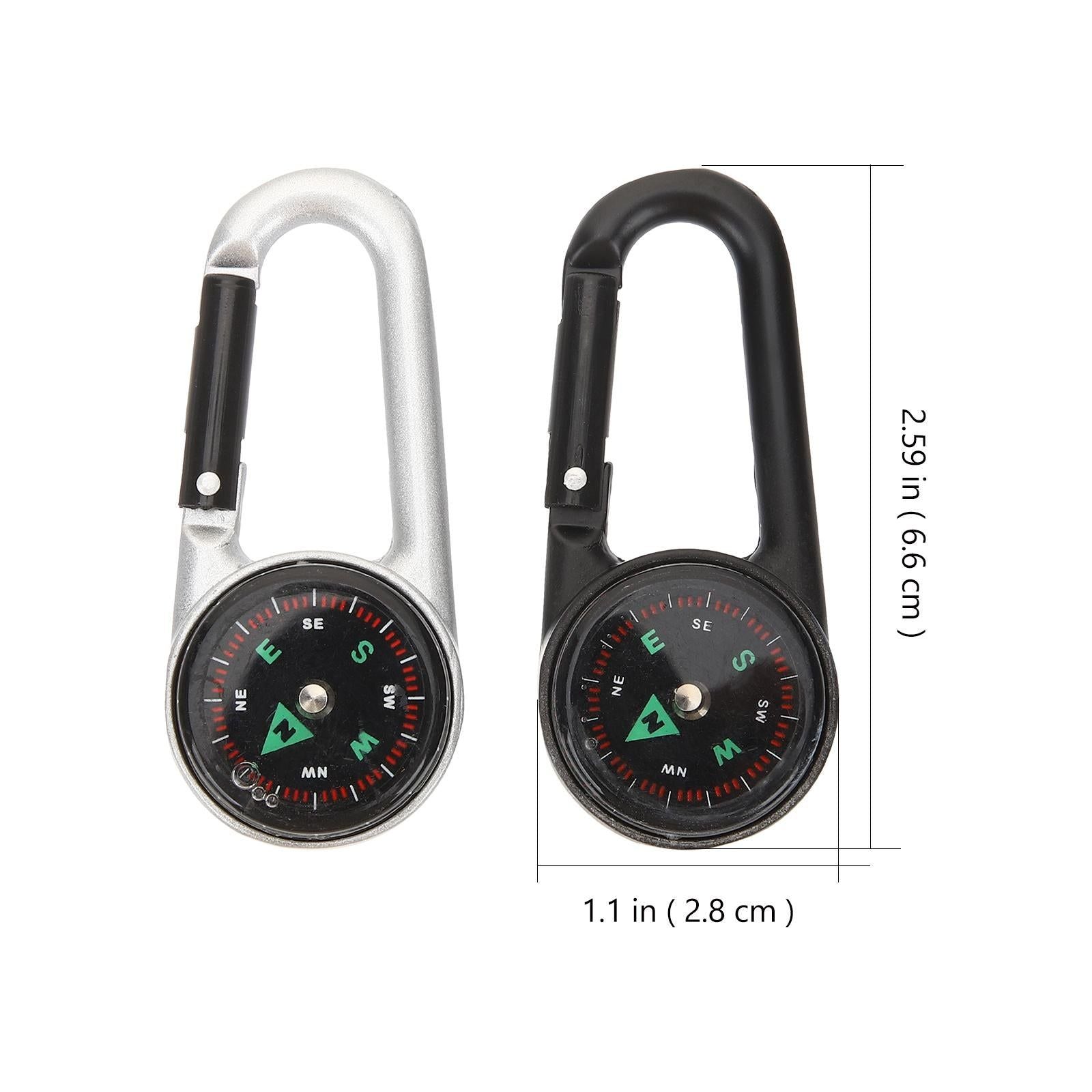 2Pcs Portable Compass Pocket Compass Outdoor Survival Compass Outdoor Survival Supply