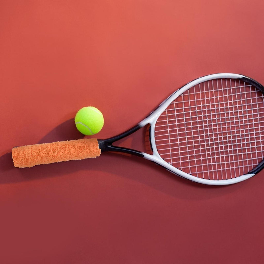 1 Roll Tennis Racket Grip Tape Fiber Towel Grip Tape for Tennis Badminton Rackets Multi-Functional Anti-Slip Sweat Absorbent Overgrip for Sports Enthusiasts