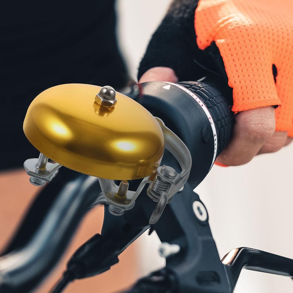 2pcs Aluminum Alloy Bicycle Bell Vintage Bike Bell Replacement For Mountain Bikes Cycling Loud And Clear Sound