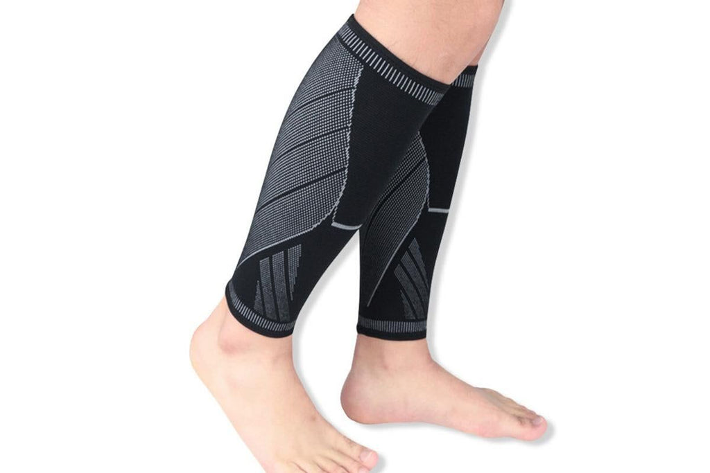 2Pcs Calf Compression Sleeves Support Shin Splints Running Sports Unisex - L