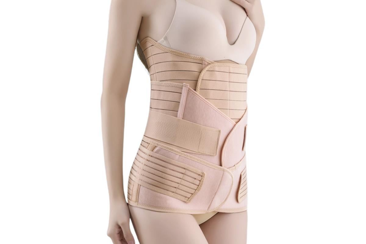 3 in 1 Postpartum Belly Band Waist Shapewear Recovery Girdle After Birth Support - Cuticolor & 2XL