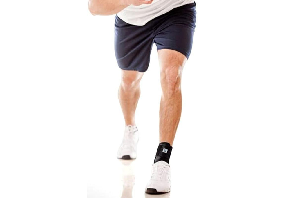 Adjustable Lace Up Ankle Brace Support for Sports Running Basketball - M
