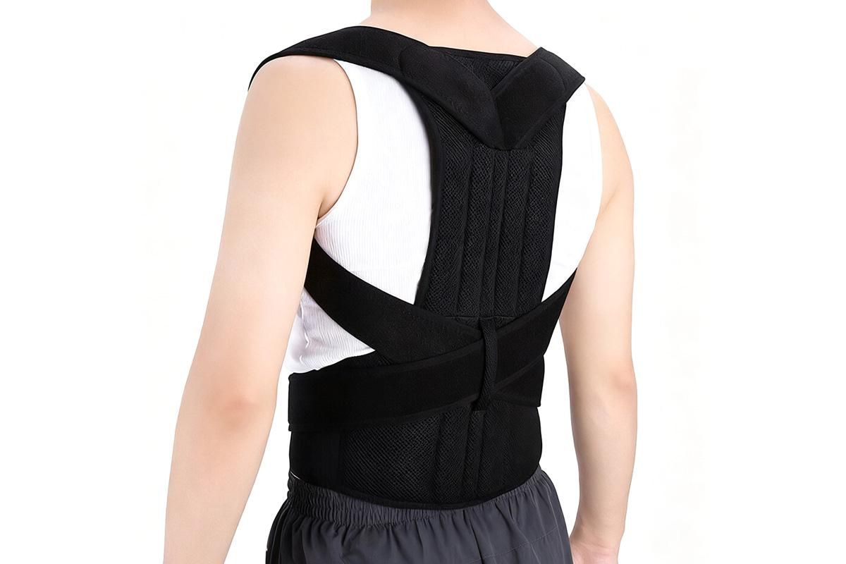 Adjustable Posture Corrector Full Back Shoulder Support Brace for Adults - XXL