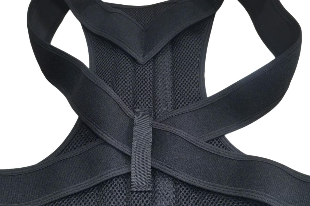 Adjustable Posture Corrector Full Back Shoulder Support Brace for Adults - M