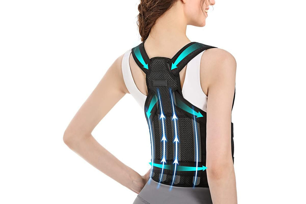 Back Brace Posture Corrector for Women and Men Back Straightener Scoliosis and Hunchback Correction -L