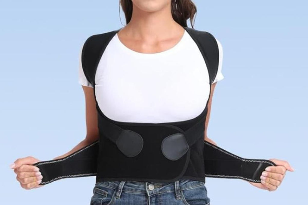 Back Straighter for Lower Back Pain Relief Back Brace Posture Corrector with Spine Vertical Alignment System -M