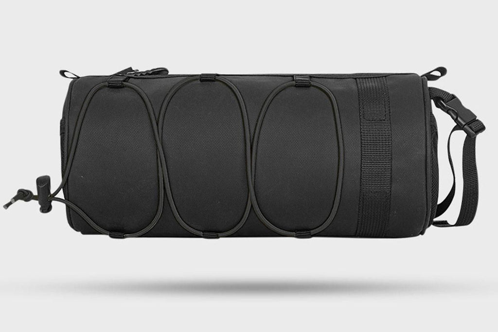 Bike Handlebar Bag Front Bike Bags Handlebar Storage Pouch Pack with Shoulder Strap - Yellow