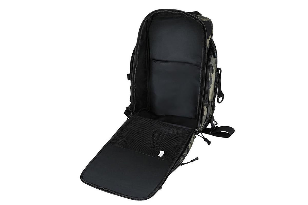 Fishing Tackle Backpack With Rod Holder Outdoor Shoulder Fishing Gear Bags - Green
