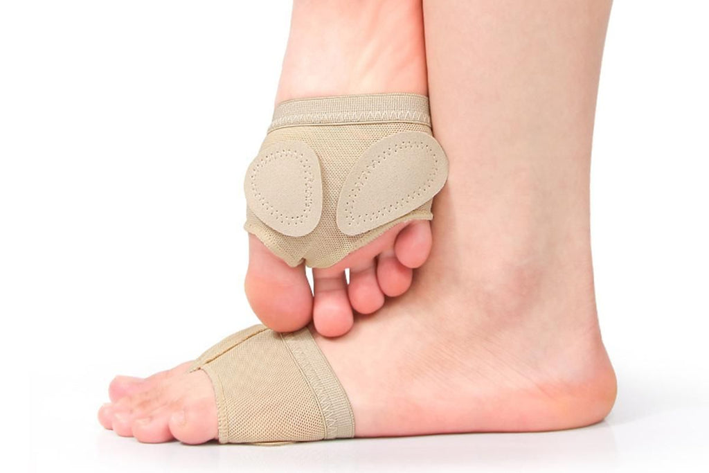 Foot Thongs Toe Undies Forefoot Shoes Ballet Dance Paws Pad Cover Half Lyrical - L