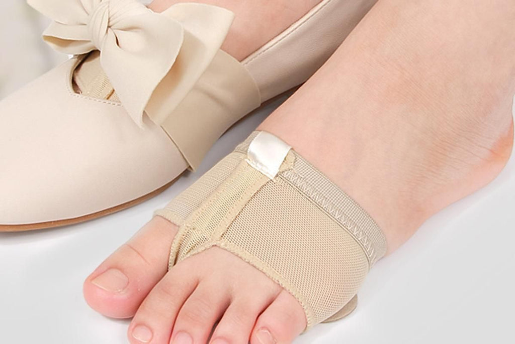 Foot Thongs Toe Undies Forefoot Shoes Ballet Dance Paws Pad Cover Half Lyrical - L