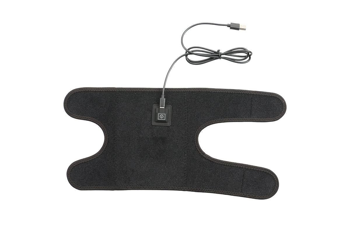 Heated Elbow Brace Adjustable Heating Elbow Wrap Pad With 3 Level Temperature Setting Hot Therapy for Tendonitis - Black