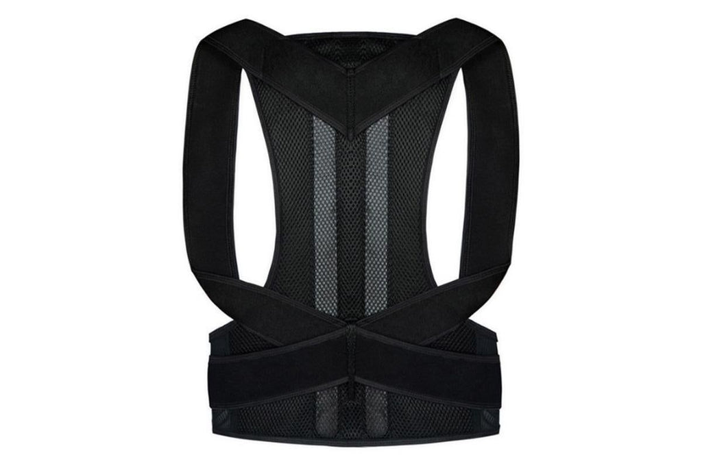 Hook and Loop Shoulder Support Brace Belt Back Posture Correctors -L