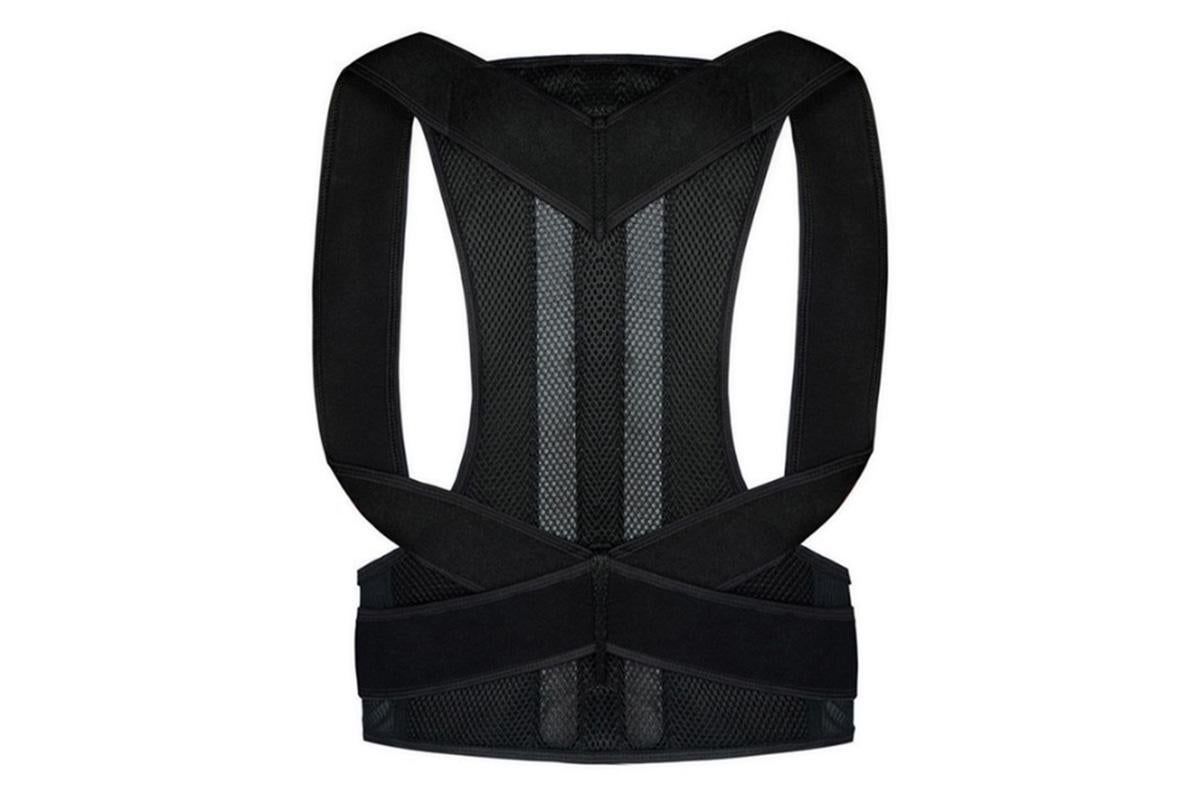Hook and Loop Shoulder Support Brace Belt Back Posture Correctors -M