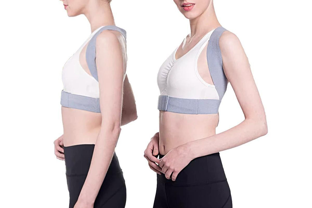 Posture Corrector for Women Adjustable Back Brace For Clavicle Shoulder Support and Providing Neck Shoulder -M