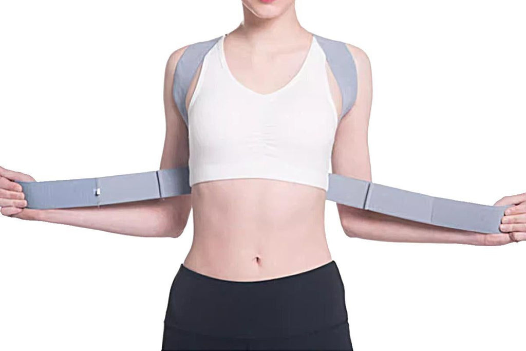 Posture Corrector for Women Adjustable Back Brace For Clavicle Shoulder Support and Providing Neck Shoulder -L