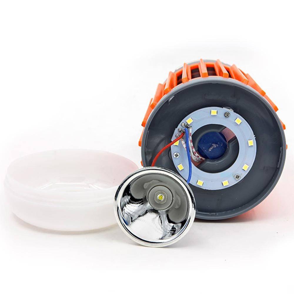 2pcs Solar and USB Mosquito Killer Camp Lamp Flashlight -Orange